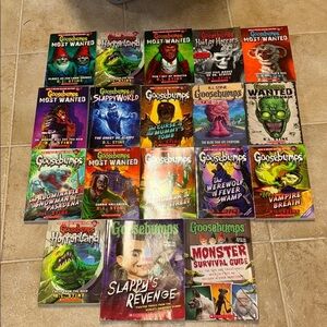 Scholastic books goosebumps series bundle of 18 paperback books most new!